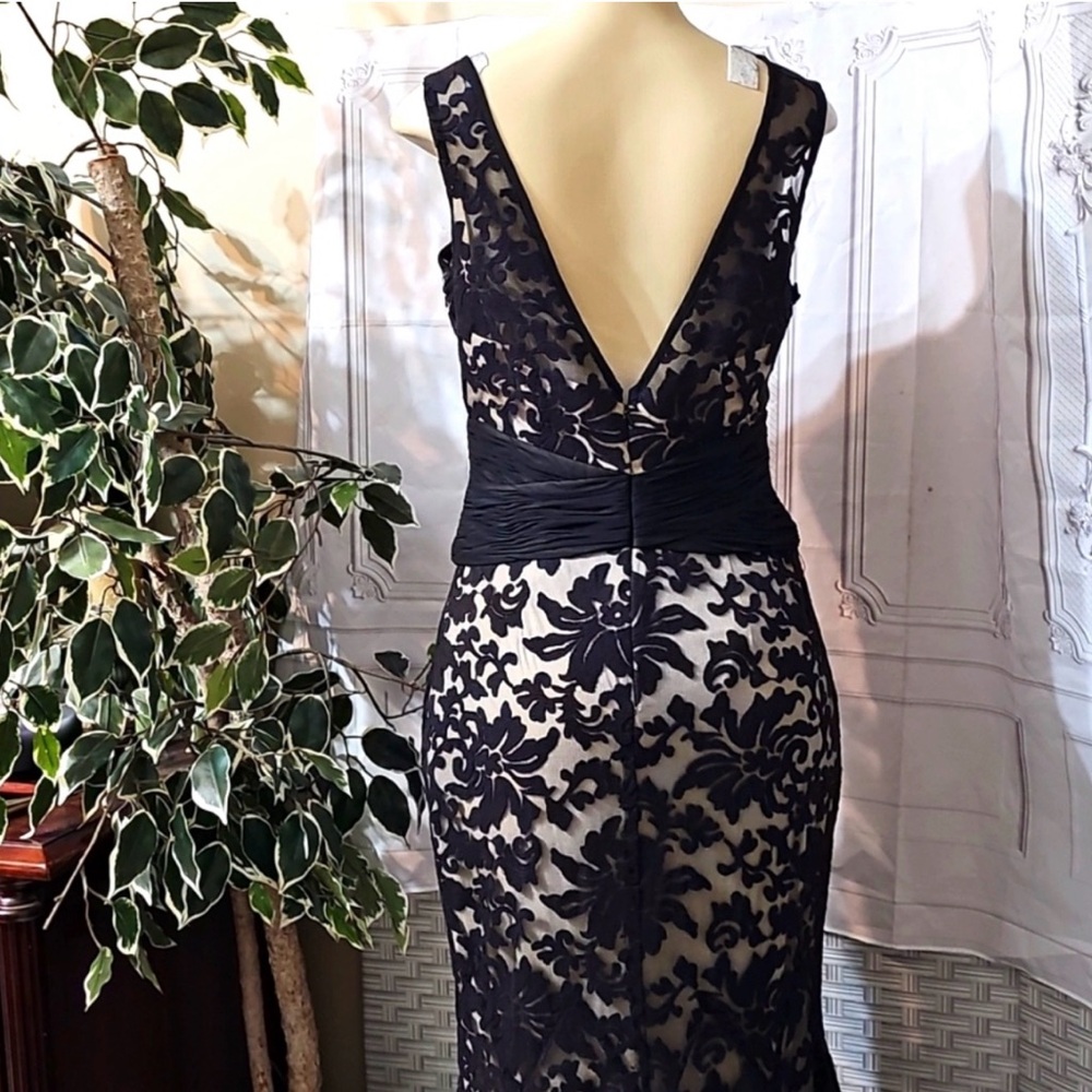 Montage by Mon Cheri Black Floral Maxi Dress - Picture 3 of 12